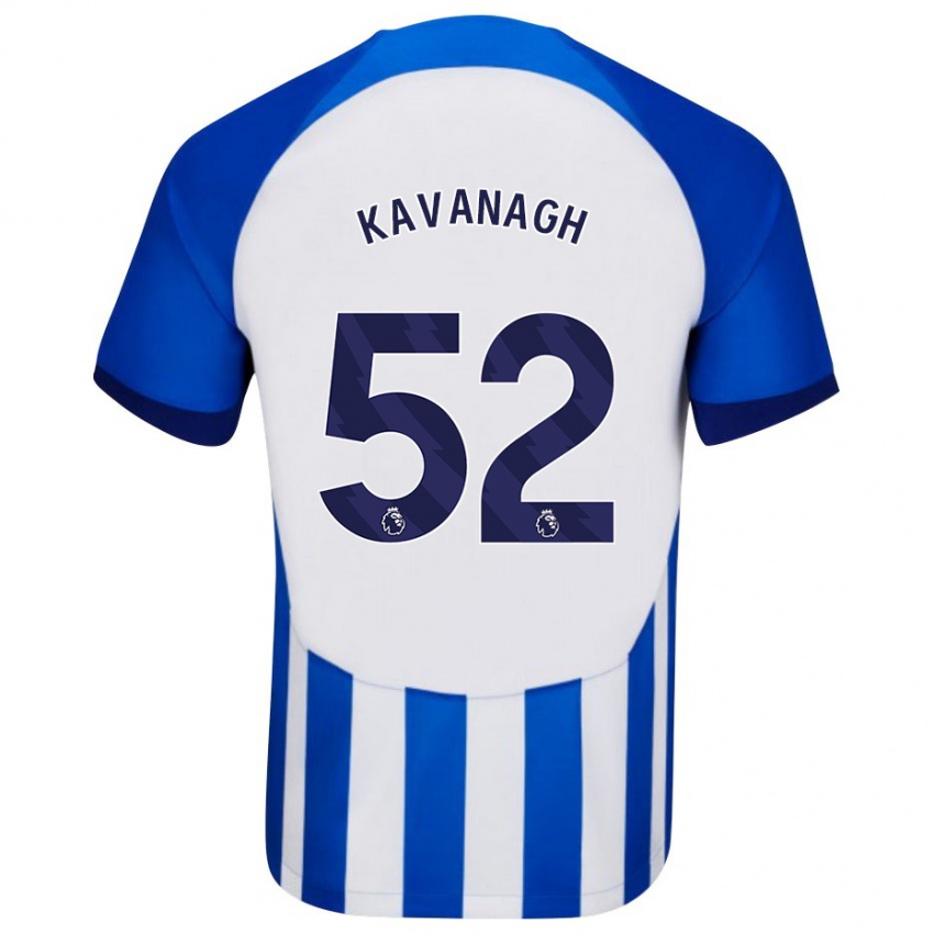 Herren Leigh Kavanagh #52 Blau Heimtrikot Trikot 2023/24 T-Shirt