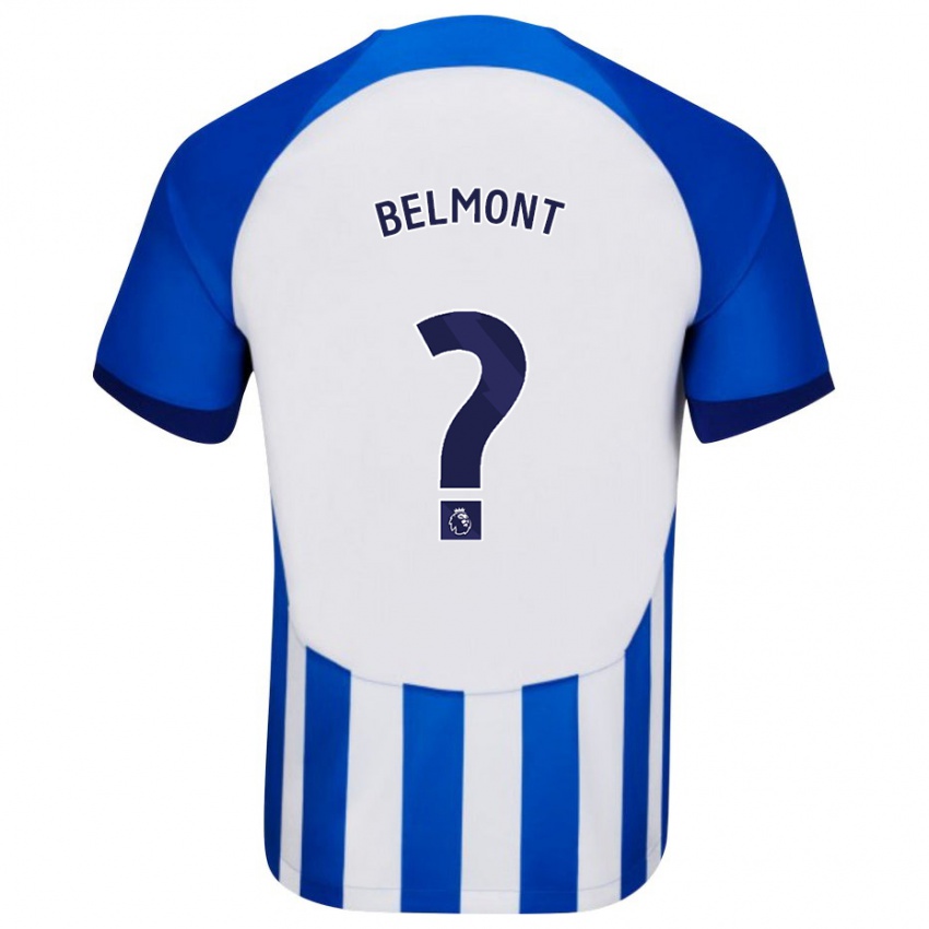 Herren Joe Belmont #0 Blau Heimtrikot Trikot 2023/24 T-Shirt