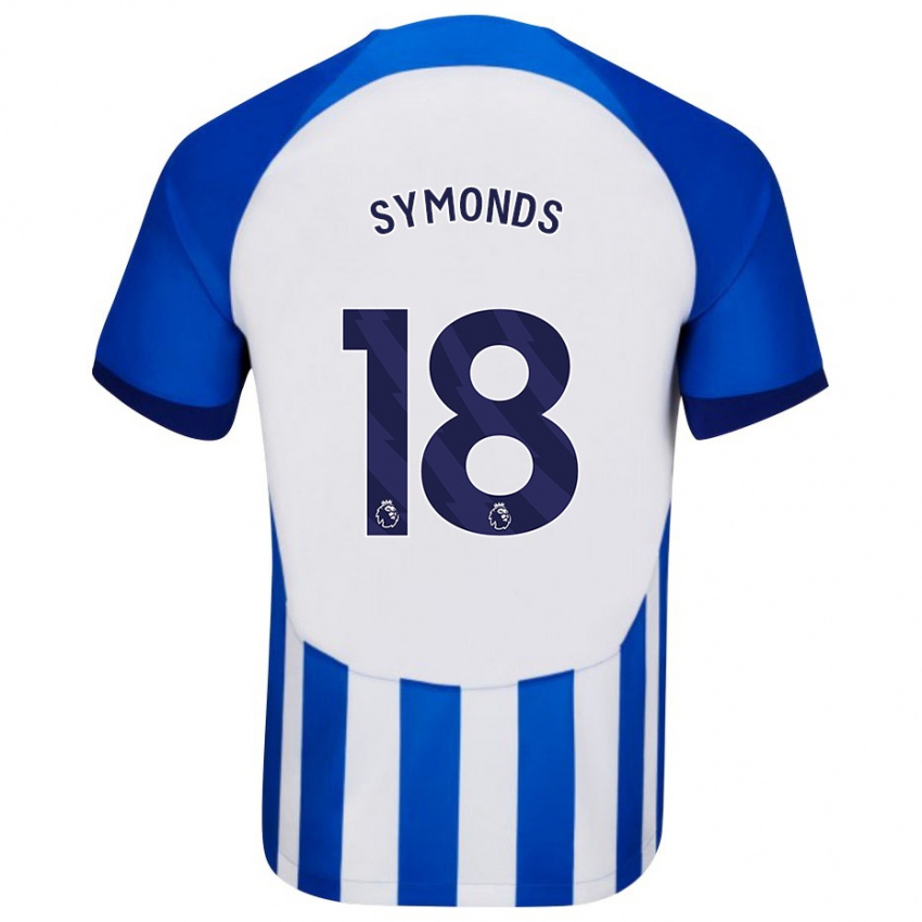 Herren Maisie Symonds #18 Blau Heimtrikot Trikot 2023/24 T-Shirt