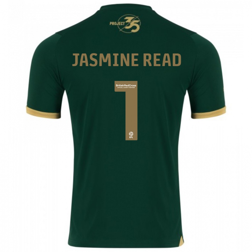 Herren Jasmine Read #1 Grün Heimtrikot Trikot 2023/24 T-Shirt