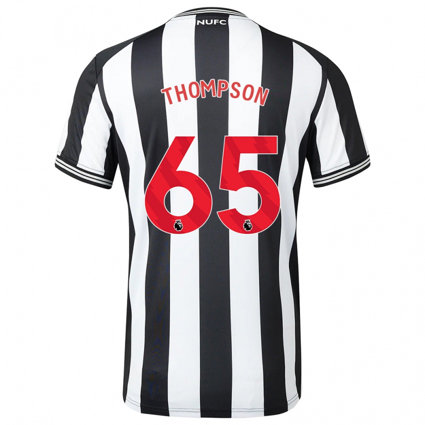 Herren Ciaran Thompson #65 Schwarz-Weiss Heimtrikot Trikot 2023/24 T-Shirt