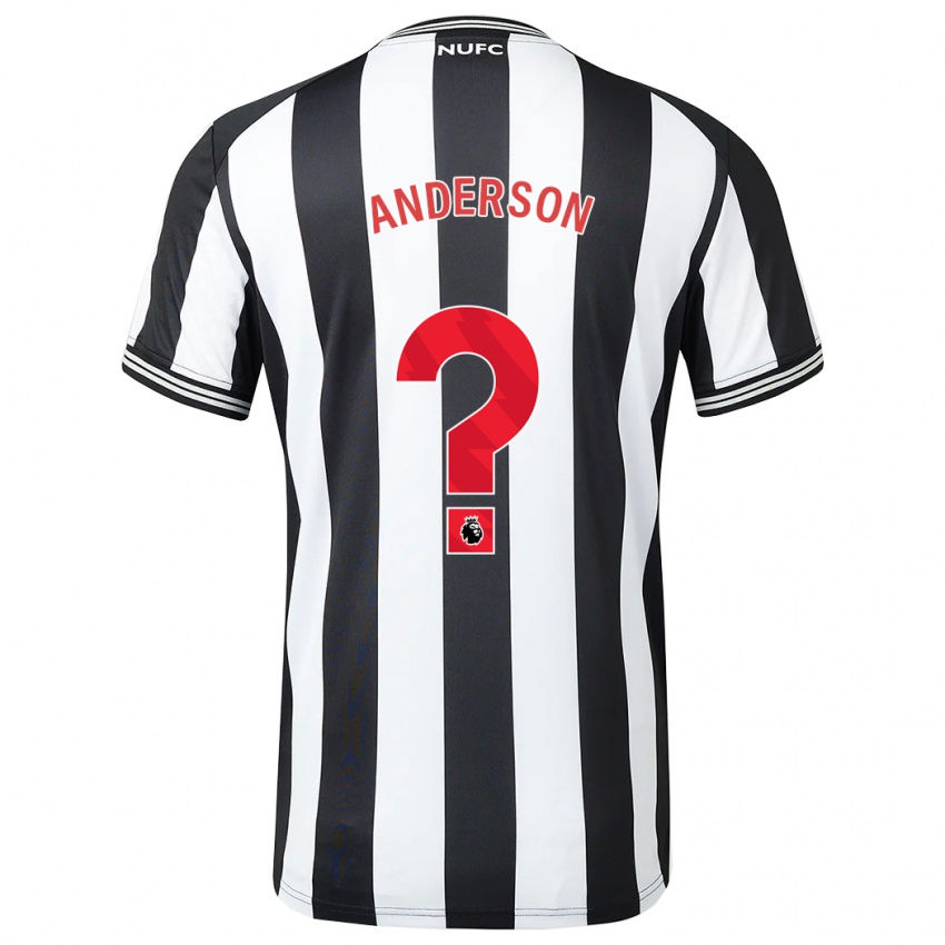 Herren Will Anderson #0 Schwarz-Weiss Heimtrikot Trikot 2023/24 T-Shirt