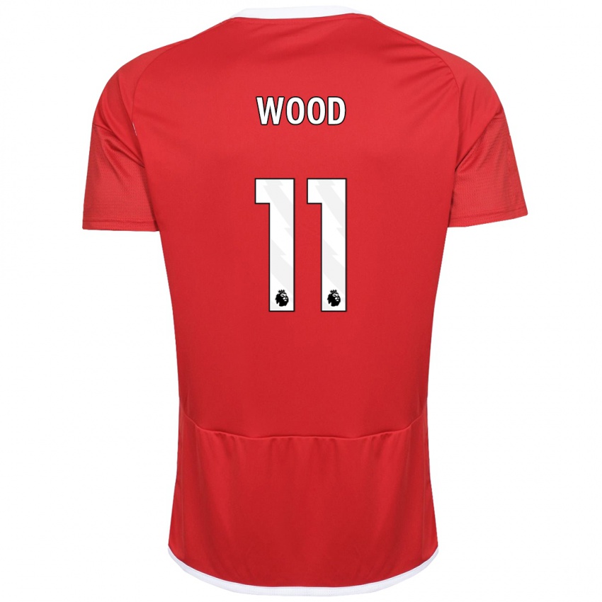 Herren Chris Wood #11 Rot Heimtrikot Trikot 2023/24 T-Shirt