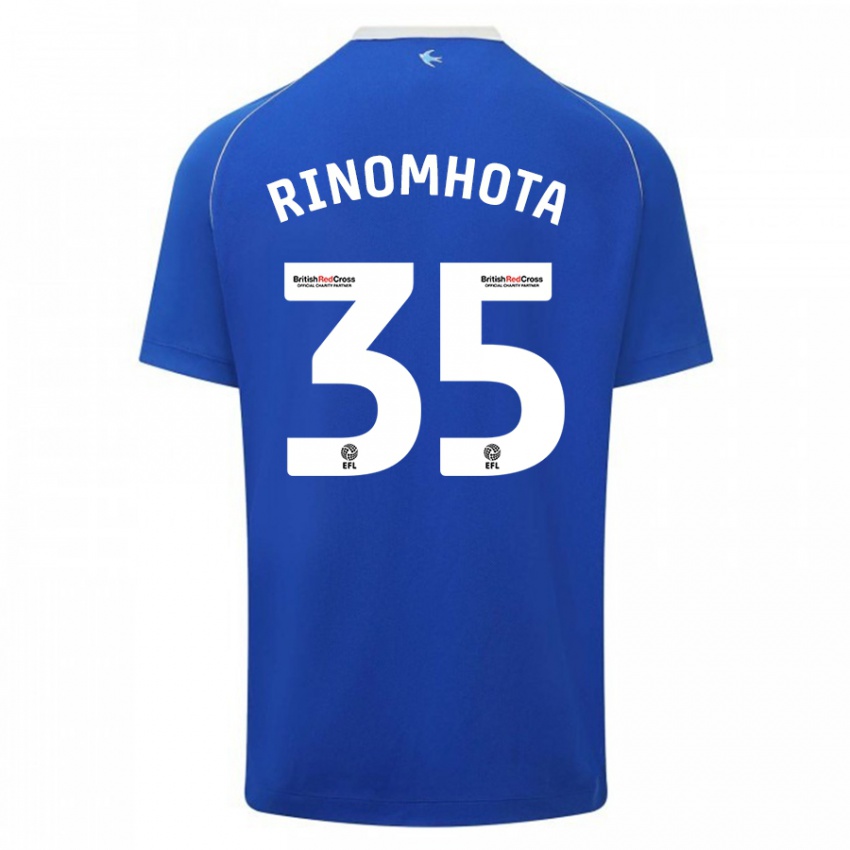 Herren Andy Rinomhota #35 Blau Heimtrikot Trikot 2023/24 T-Shirt
