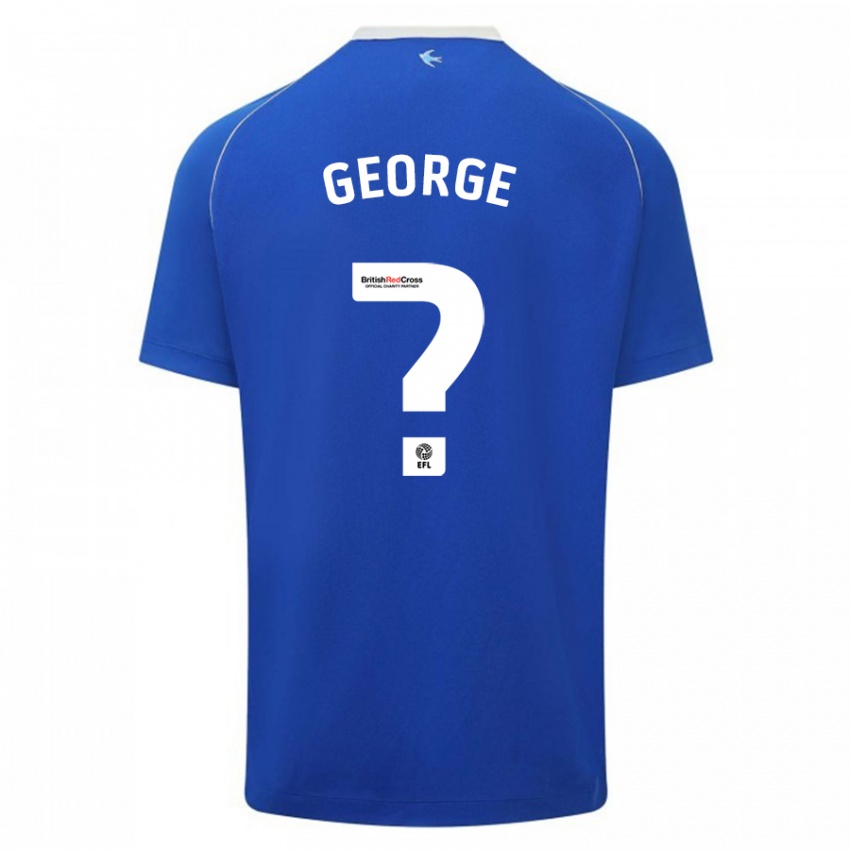 Herren Trey George #0 Blau Heimtrikot Trikot 2023/24 T-Shirt