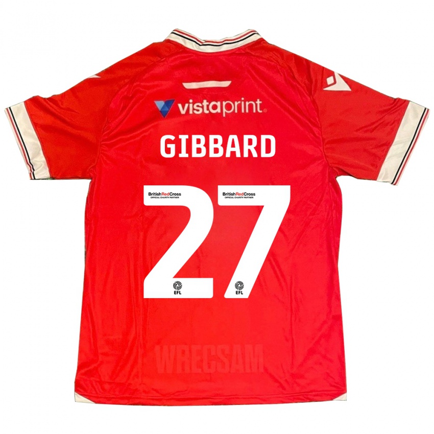 Herren Mari Gibbard #27 Rot Heimtrikot Trikot 2023/24 T-Shirt