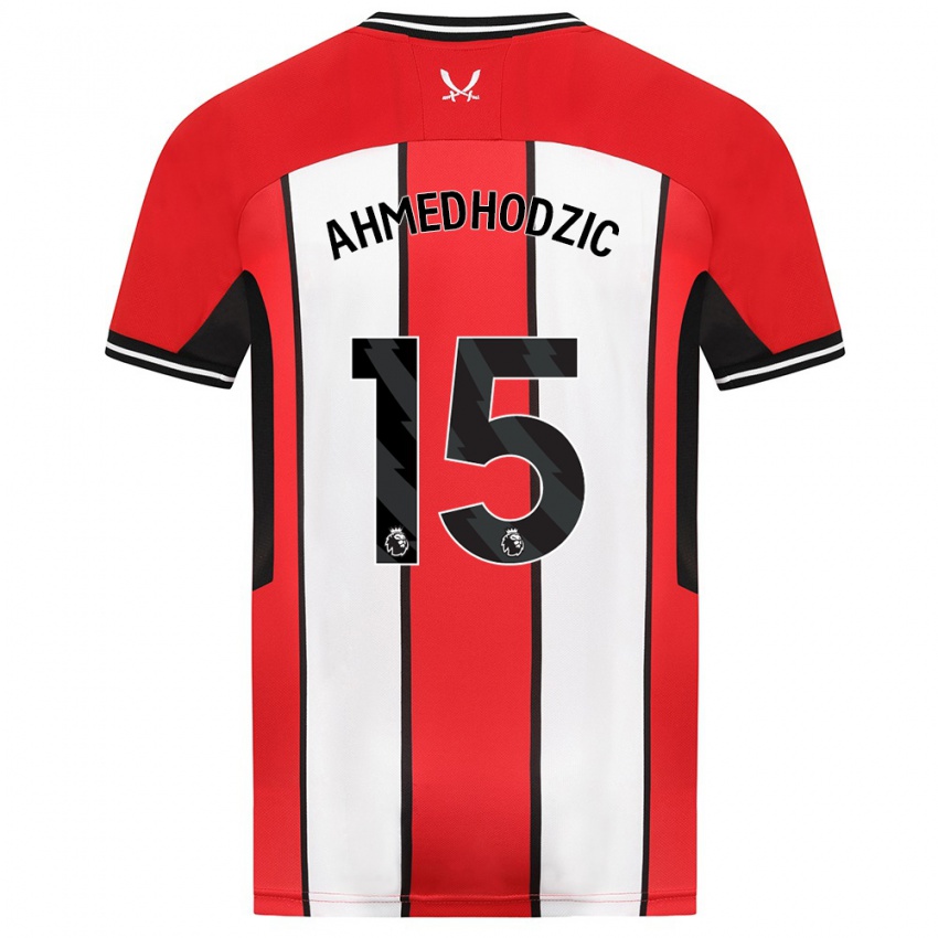 Herren Anel Ahmedhodzic #15 Rot Heimtrikot Trikot 2023/24 T-Shirt