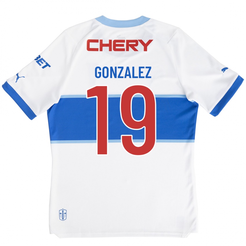 Herren Bryan González #19 Weiß Heimtrikot Trikot 2023/24 T-Shirt