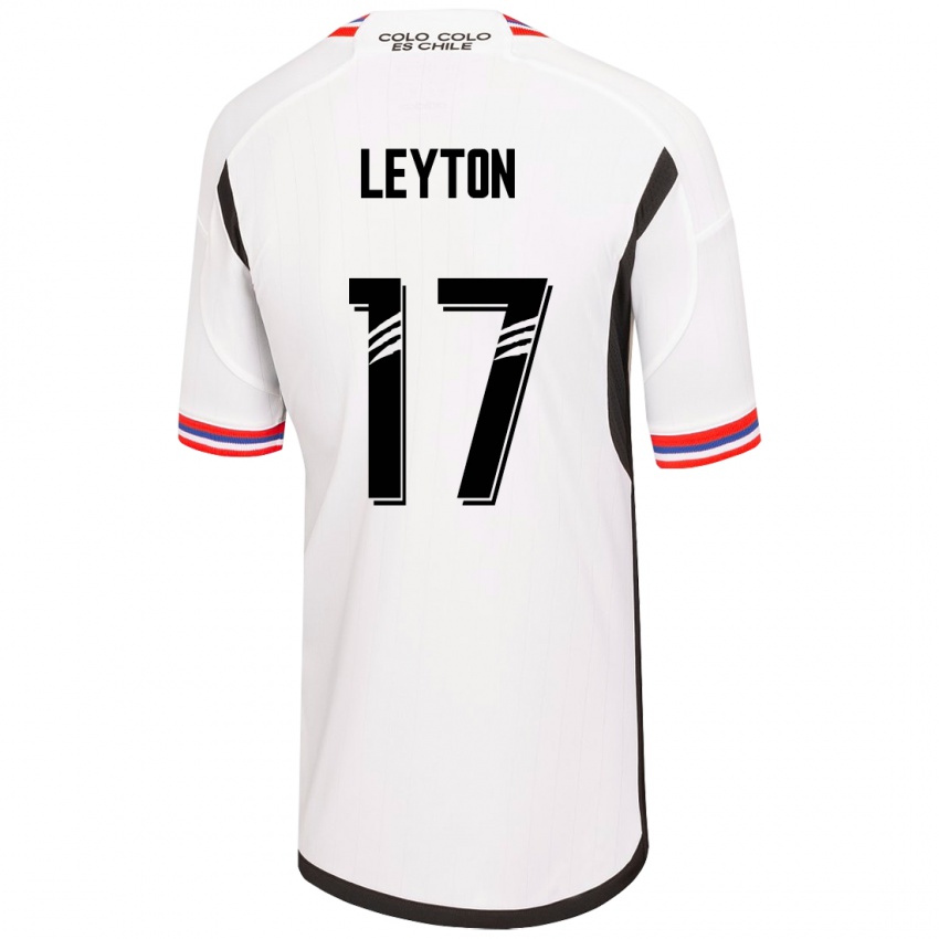 Herren Geraldine Leyton #17 Weiß Heimtrikot Trikot 2023/24 T-Shirt