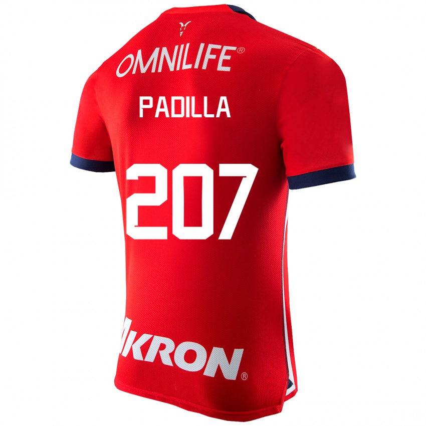 Herren Yael Padilla #207 Rot Heimtrikot Trikot 2023/24 T-Shirt