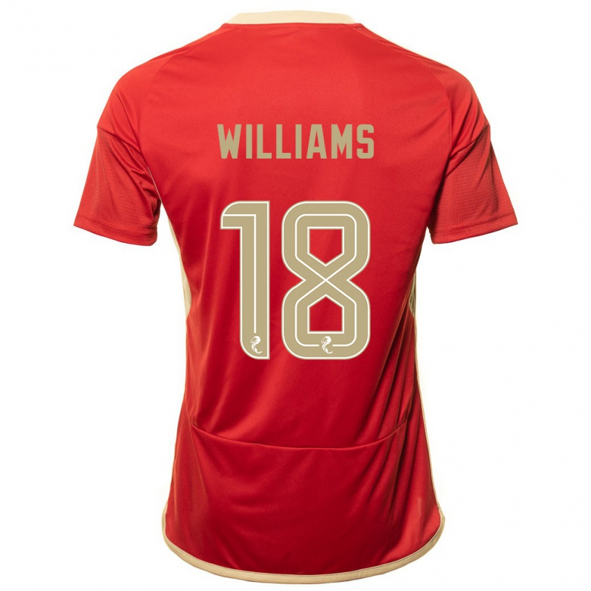 Herren Rhys Williams #18 Rot Heimtrikot Trikot 2023/24 T-Shirt