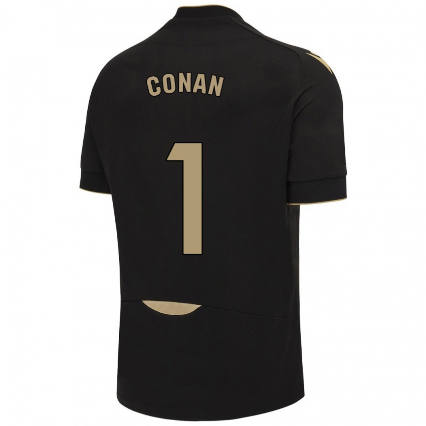 Herren Conan Ledesma #1 Schwarz Auswärtstrikot Trikot 2023/24 T-Shirt