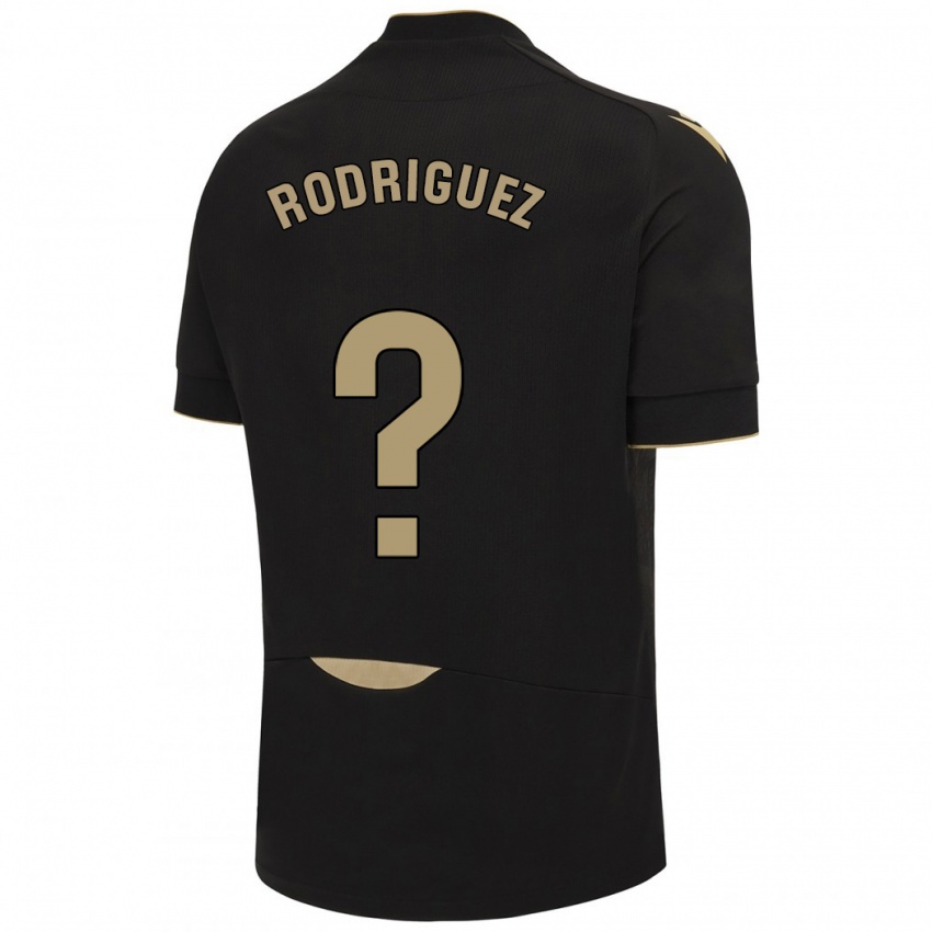 Herren Antonio Rodríguez #0 Schwarz Auswärtstrikot Trikot 2023/24 T-Shirt