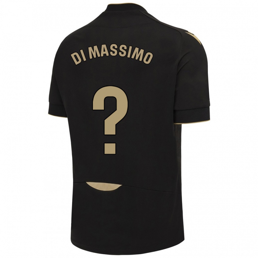 Herren Manuel Di Massimo #0 Schwarz Auswärtstrikot Trikot 2023/24 T-Shirt