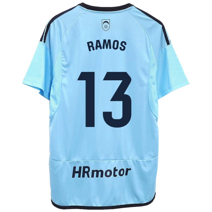 Herren Darío Ramos #13 Blau Auswärtstrikot Trikot 2023/24 T-Shirt
