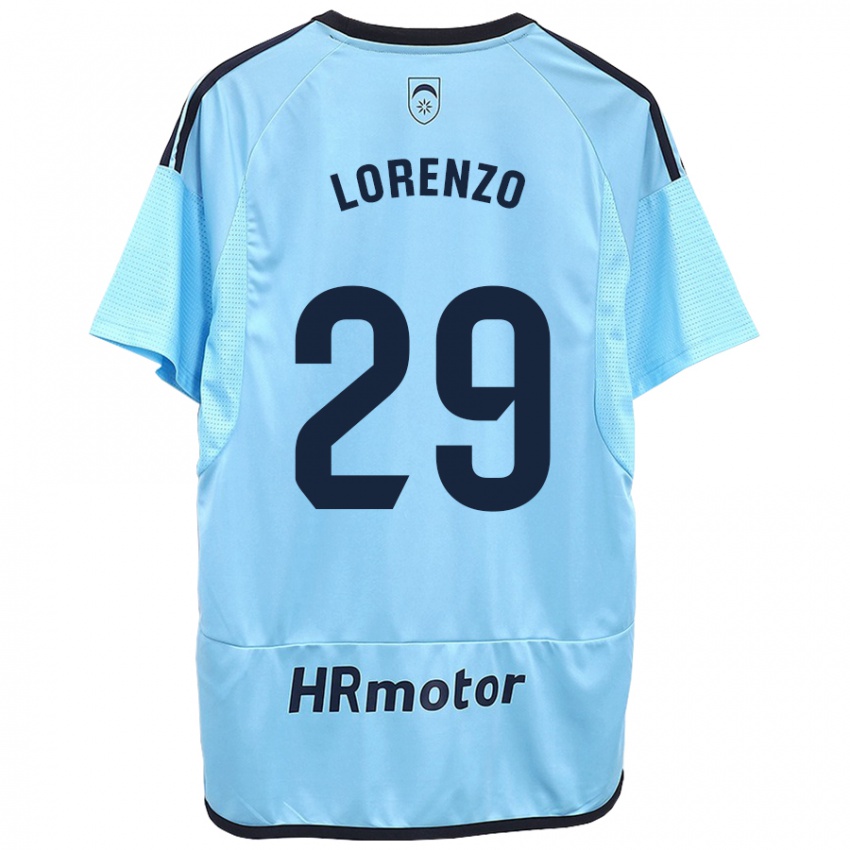 Herren Nowend Lorenzo #29 Blau Auswärtstrikot Trikot 2023/24 T-Shirt
