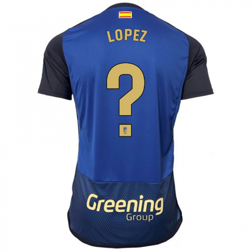 Herren Hugo López #0 Marine Auswärtstrikot Trikot 2023/24 T-Shirt