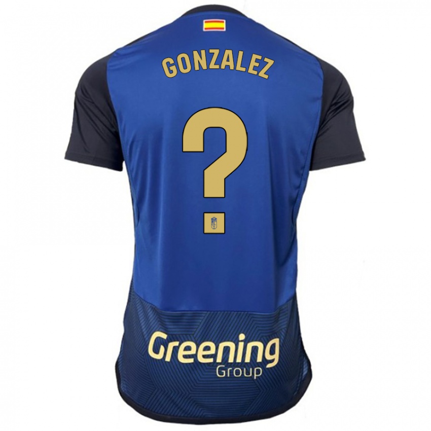 Herren Paco González #0 Marine Auswärtstrikot Trikot 2023/24 T-Shirt