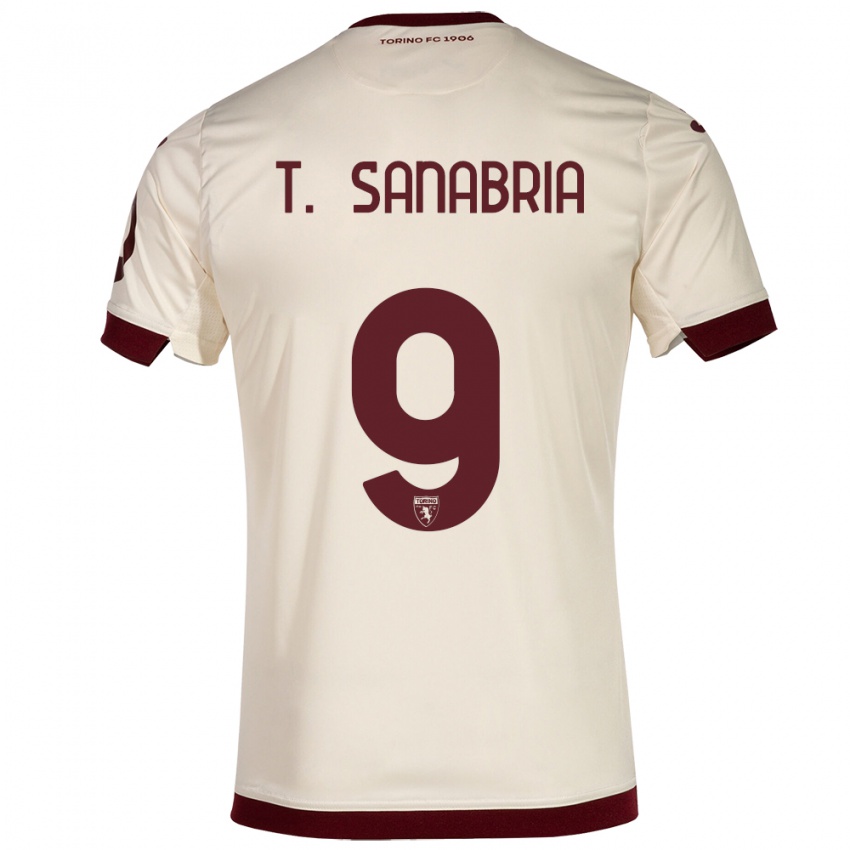 Herren Antonio Sanabria #9 Sekt Auswärtstrikot Trikot 2023/24 T-Shirt