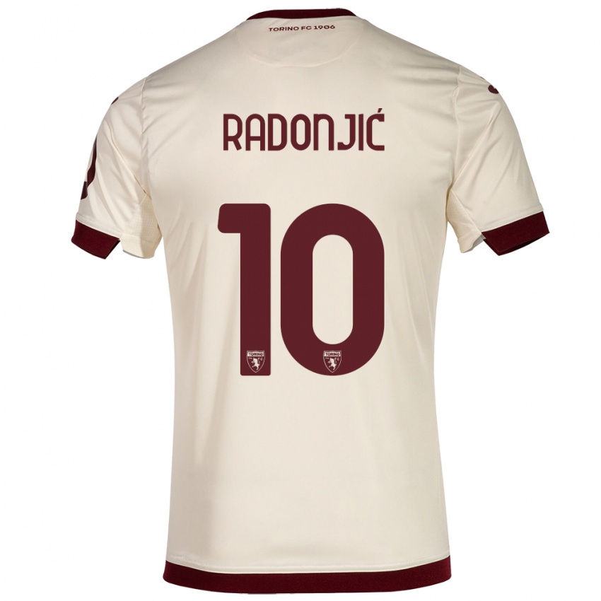 Herren Nemanja Radonjic #10 Sekt Auswärtstrikot Trikot 2023/24 T-Shirt