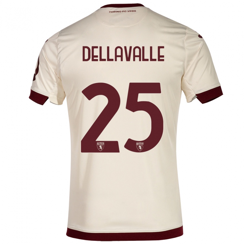 Herren Alessandro Dellavalle #25 Sekt Auswärtstrikot Trikot 2023/24 T-Shirt