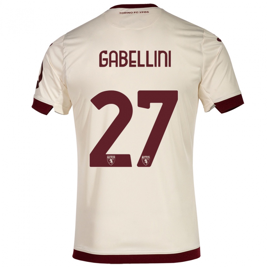 Herren Tommaso Gabellini #27 Sekt Auswärtstrikot Trikot 2023/24 T-Shirt