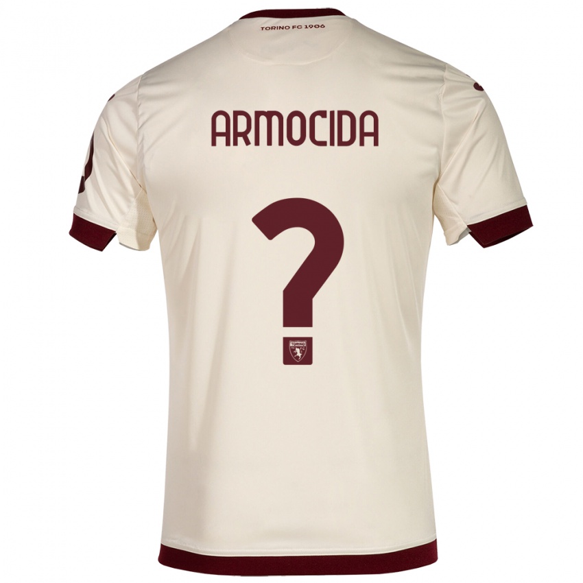 Herren Simone Armocida #0 Sekt Auswärtstrikot Trikot 2023/24 T-Shirt