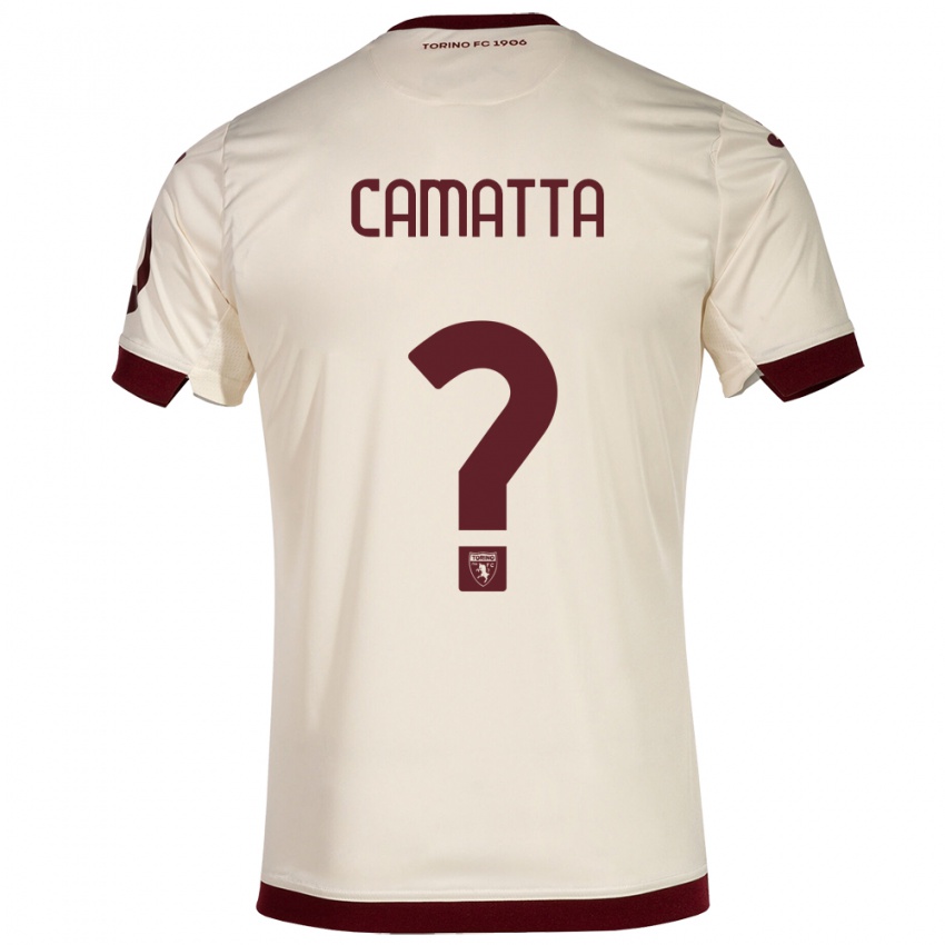 Herren Alessandro Camatta #0 Sekt Auswärtstrikot Trikot 2023/24 T-Shirt