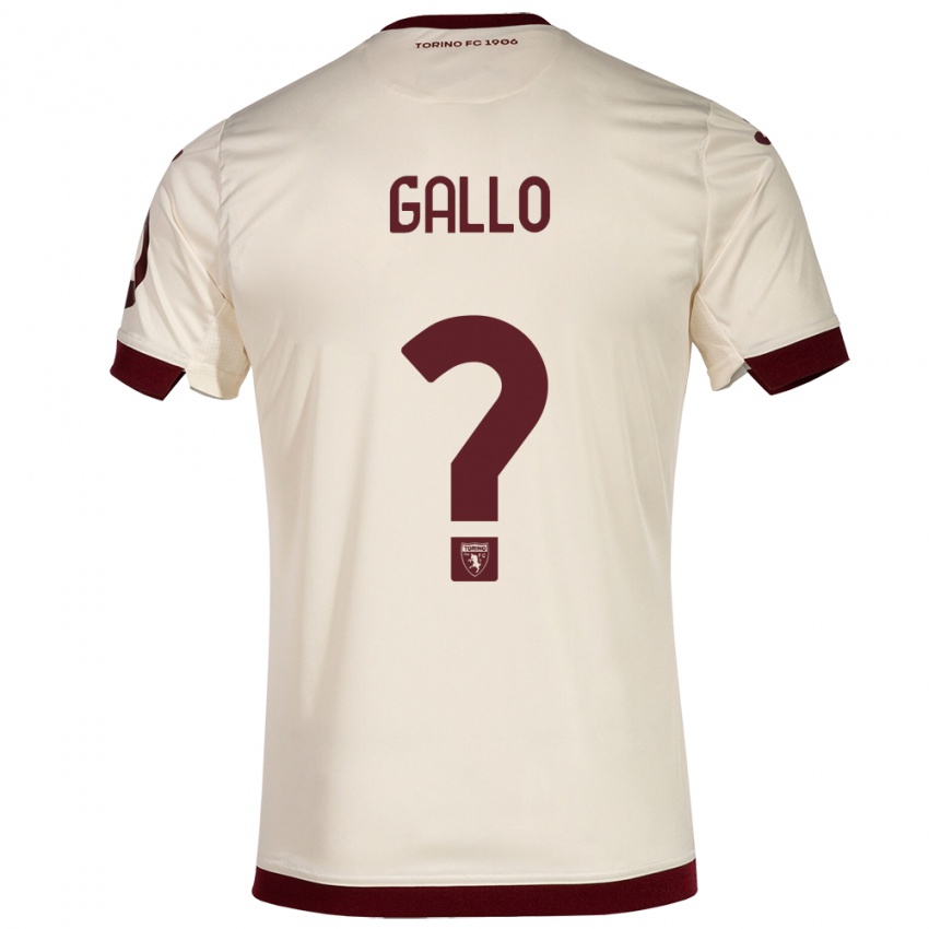 Herren Tommaso Gallo #0 Sekt Auswärtstrikot Trikot 2023/24 T-Shirt