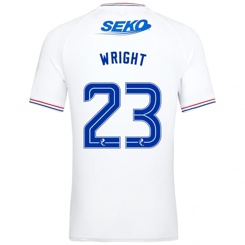 Herren Scott Wright #23 Weiß Auswärtstrikot Trikot 2023/24 T-Shirt