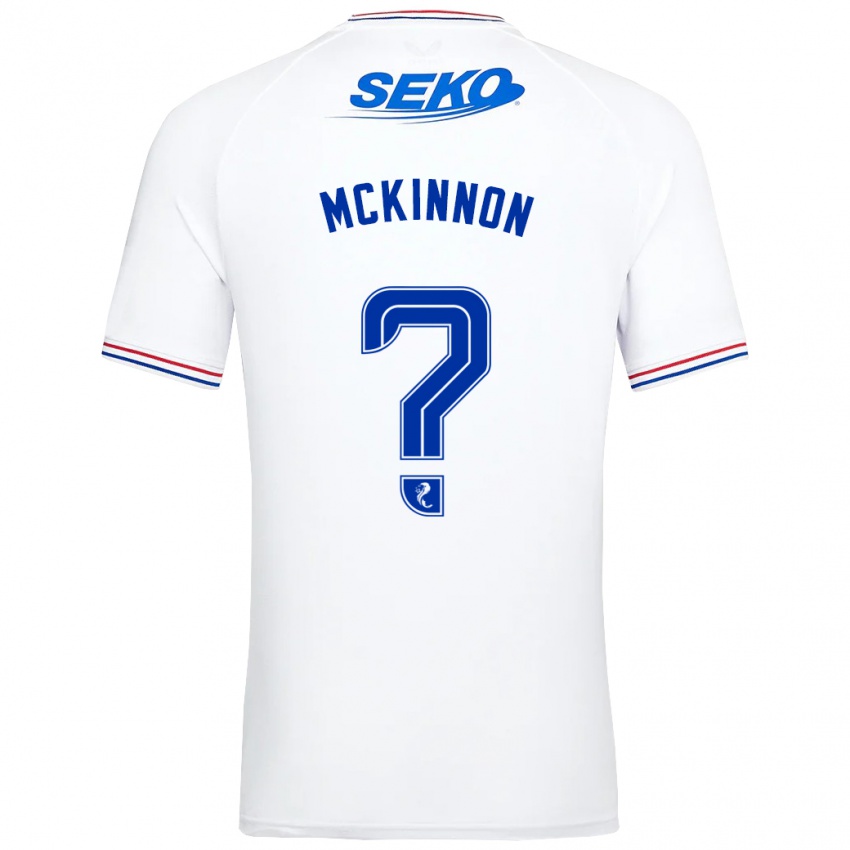 Herren Cole Mckinnon #0 Weiß Auswärtstrikot Trikot 2023/24 T-Shirt