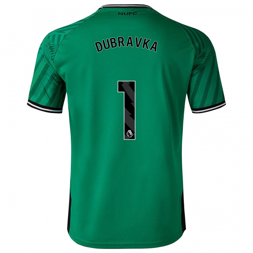 Herren Martin Dubravka #1 Grün Auswärtstrikot Trikot 2023/24 T-Shirt