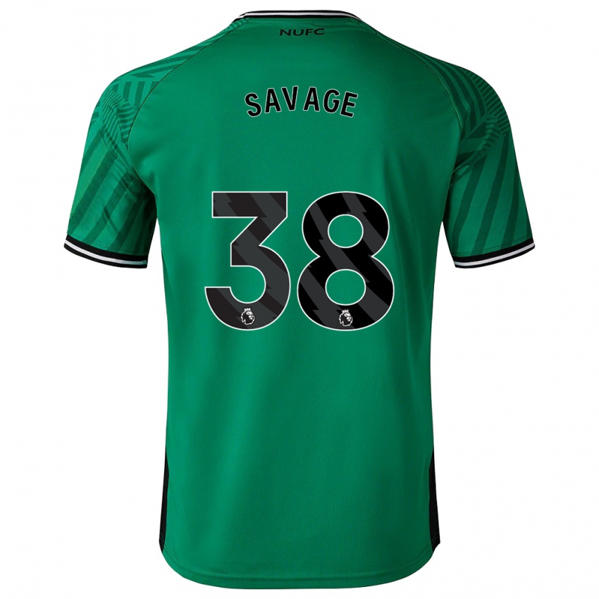Herren Remi Savage #38 Grün Auswärtstrikot Trikot 2023/24 T-Shirt