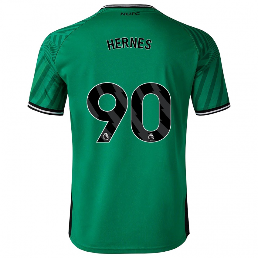 Herren Travis Hernes #90 Grün Auswärtstrikot Trikot 2023/24 T-Shirt
