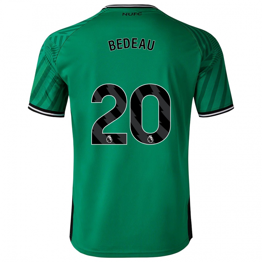Herren Naomi Bedeau #20 Grün Auswärtstrikot Trikot 2023/24 T-Shirt