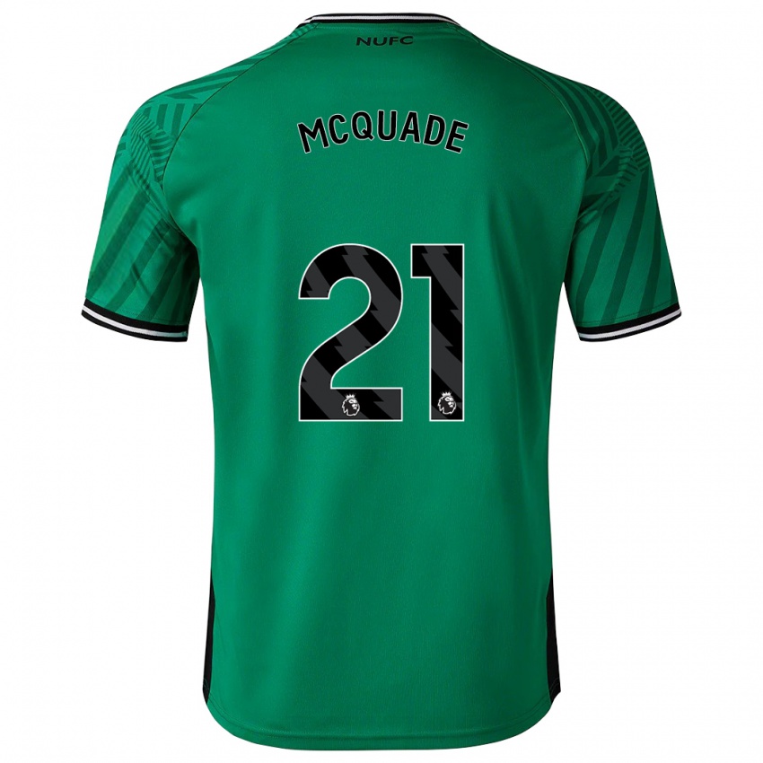 Herren Jasmine Mcquade #21 Grün Auswärtstrikot Trikot 2023/24 T-Shirt