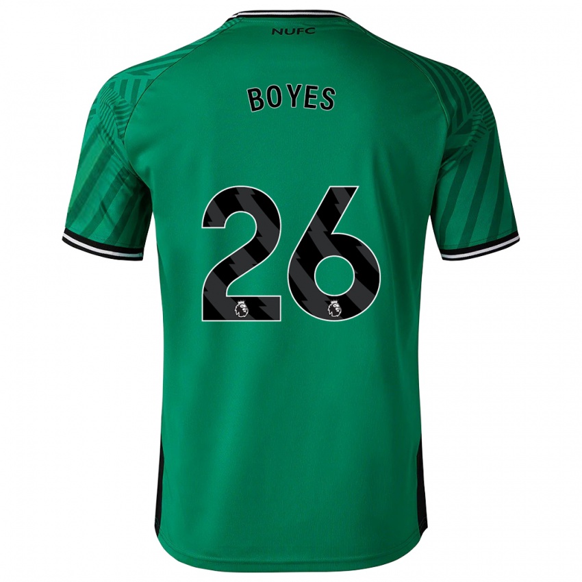 Herren Grace Boyes #26 Grün Auswärtstrikot Trikot 2023/24 T-Shirt