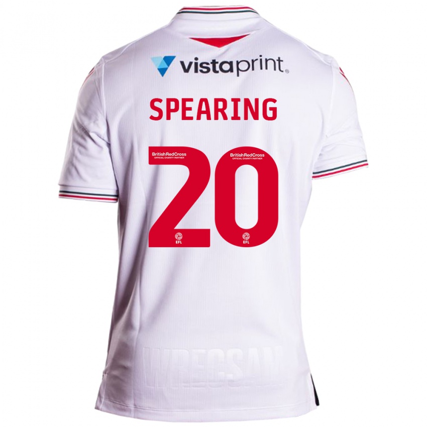 Herren Natasha Spearing #20 Weiß Auswärtstrikot Trikot 2023/24 T-Shirt