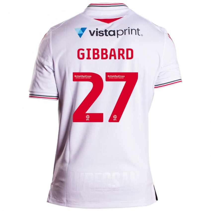 Herren Mari Gibbard #27 Weiß Auswärtstrikot Trikot 2023/24 T-Shirt