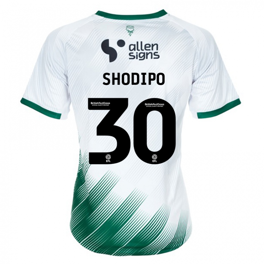 Herren Olamide Shodipo #30 Weiß Auswärtstrikot Trikot 2023/24 T-Shirt