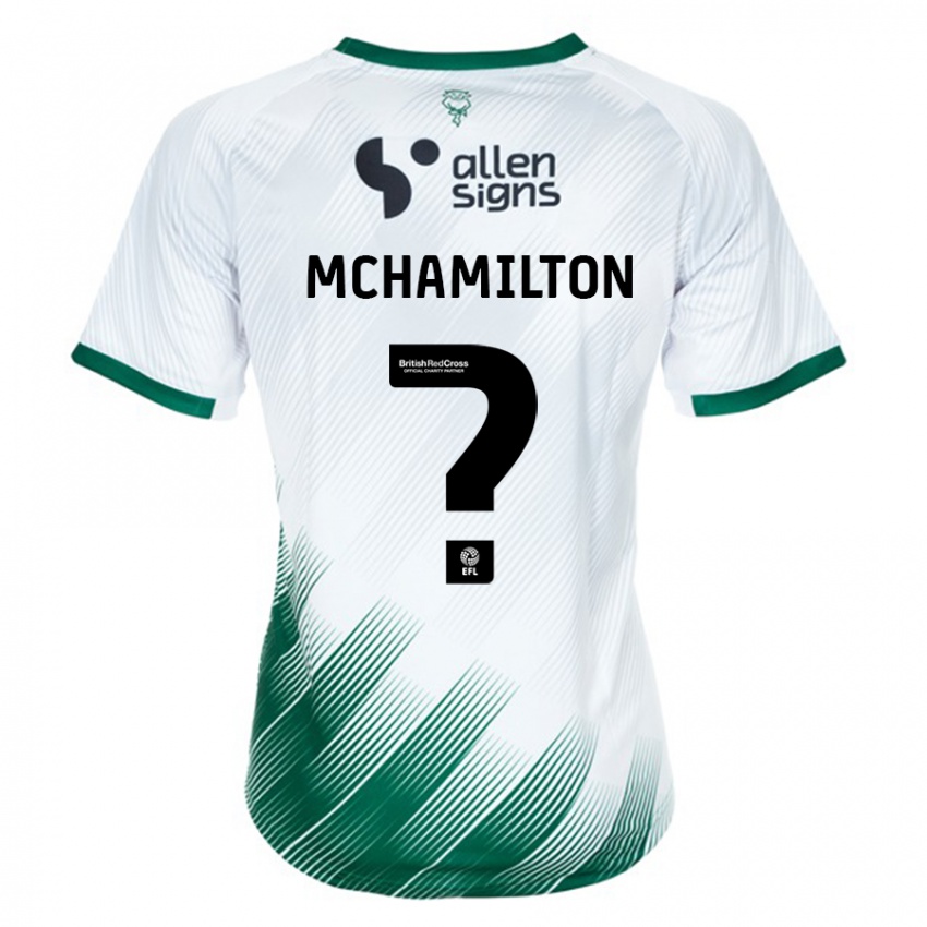 Herren Toni Mchamilton #0 Weiß Auswärtstrikot Trikot 2023/24 T-Shirt