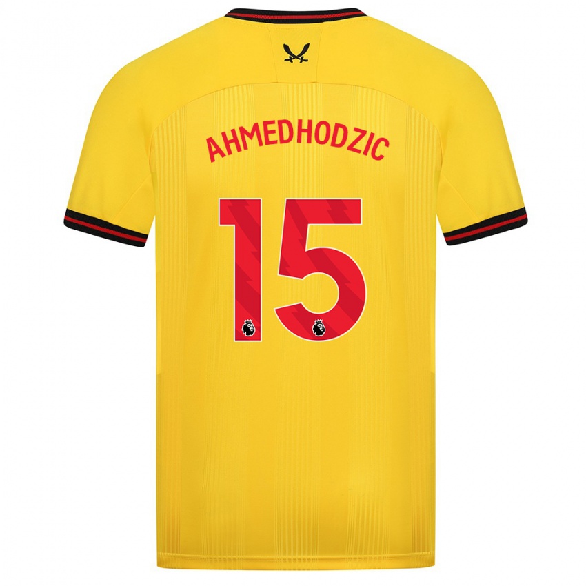 Herren Anel Ahmedhodzic #15 Gelb Auswärtstrikot Trikot 2023/24 T-Shirt