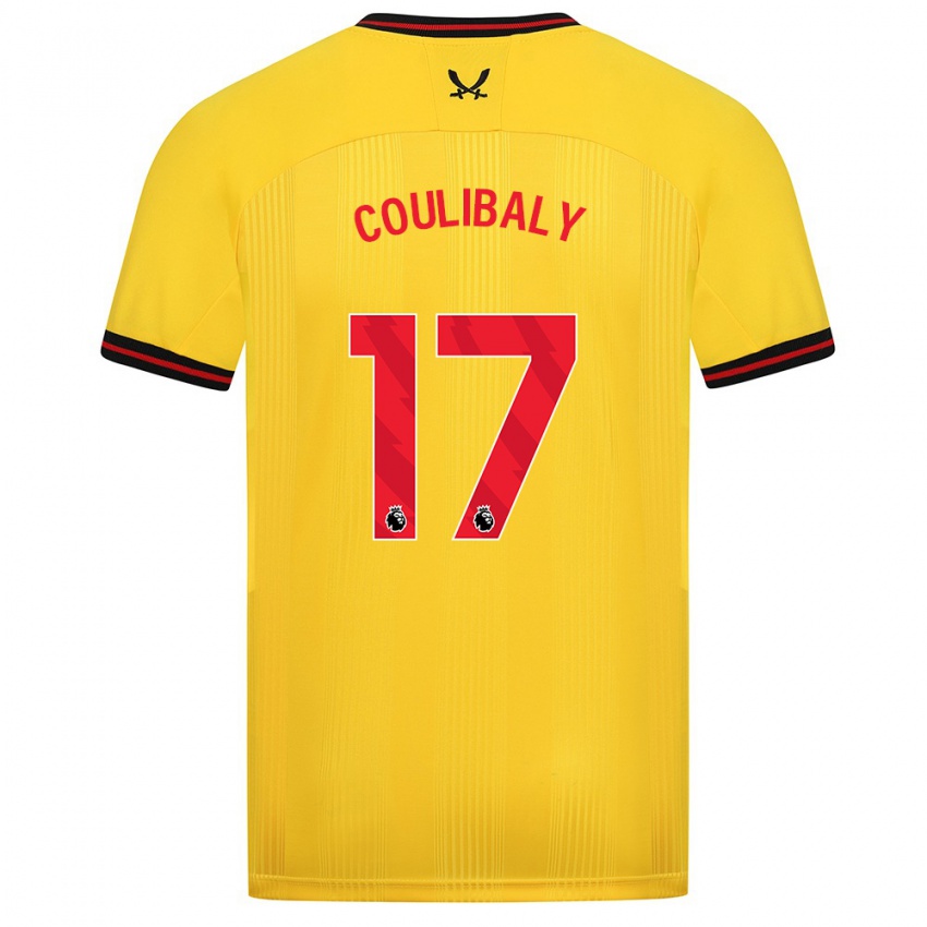 Herren Ismaila Coulibaly #17 Gelb Auswärtstrikot Trikot 2023/24 T-Shirt