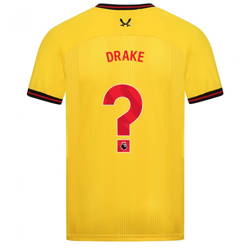 Herren Ben Drake #0 Gelb Auswärtstrikot Trikot 2023/24 T-Shirt