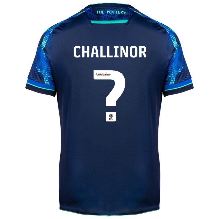 Herren Oliver Challinor #0 Marine Auswärtstrikot Trikot 2023/24 T-Shirt