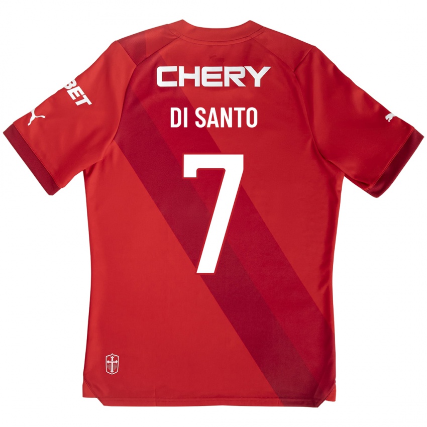 Herren Franco Di Santo #7 Rot Auswärtstrikot Trikot 2023/24 T-Shirt
