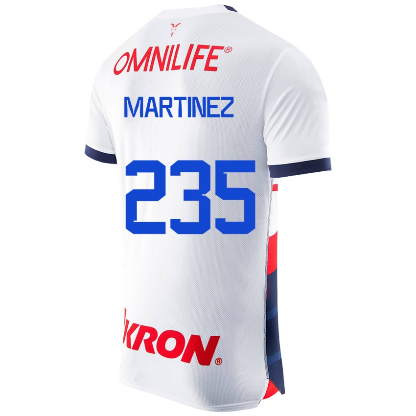 Herren Isaac Martínez #235 Weiß Auswärtstrikot Trikot 2023/24 T-Shirt