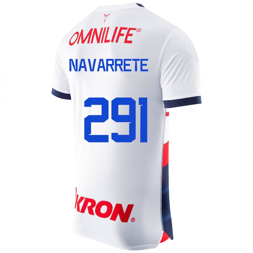Herren Cristo Navarrete #291 Weiß Auswärtstrikot Trikot 2023/24 T-Shirt