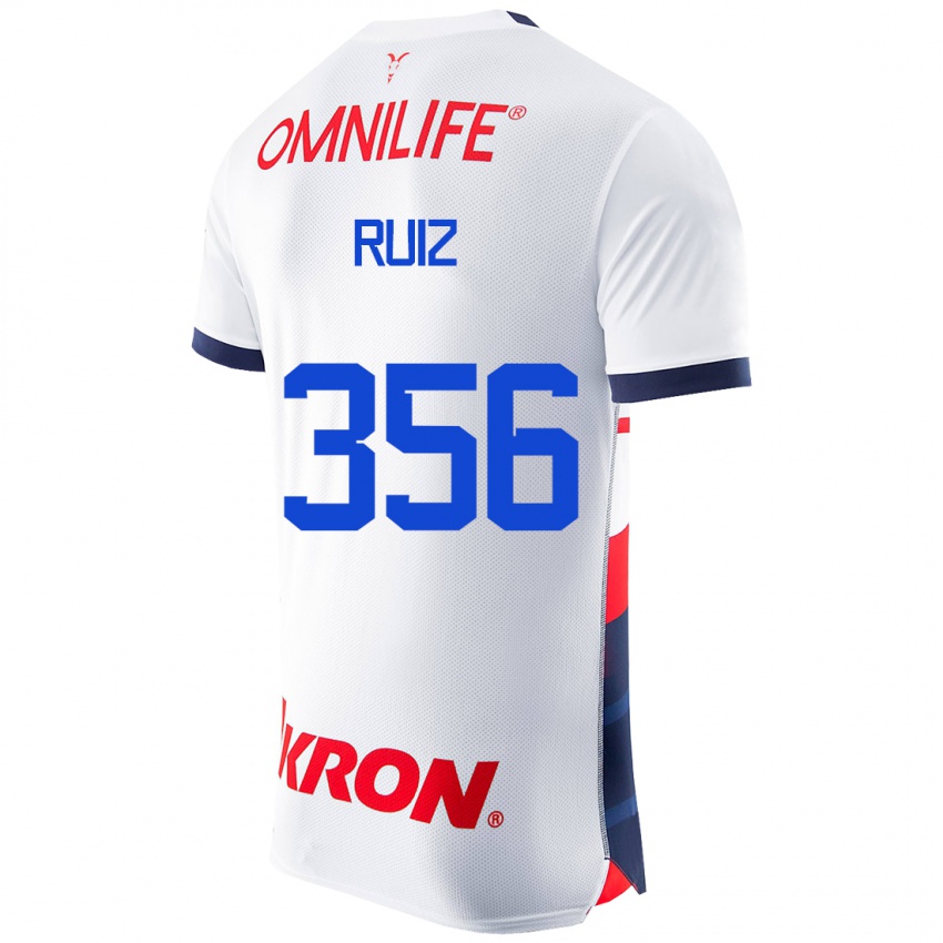 Herren Dilan Ruiz #356 Weiß Auswärtstrikot Trikot 2023/24 T-Shirt