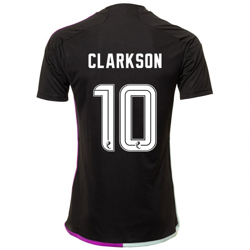 Herren Leighton Clarkson #10 Schwarz Auswärtstrikot Trikot 2023/24 T-Shirt